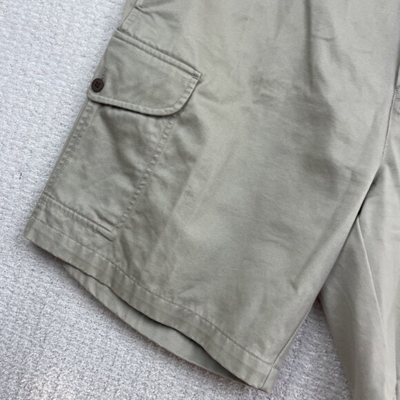 PGA Tour Men’s Cargo Golf Shorts Khaki Beige Size 36 Performance Sports Pockets - Picture 5 of 14